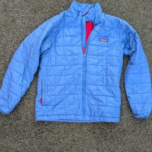Patagonia Kids Blue and Red Jacket